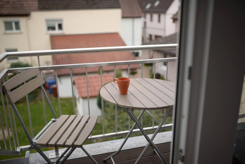 1 Zimmer Wohnung Dg Mit Klimaanlage Und Kleinen Balkon Oedheim Екстер'єр фото